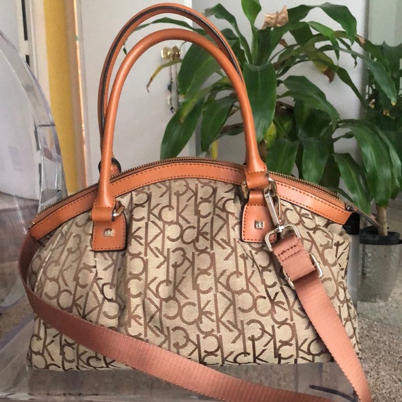 Calvin Klein Handbags - Calvin Klein Monogram Satchel Handbag